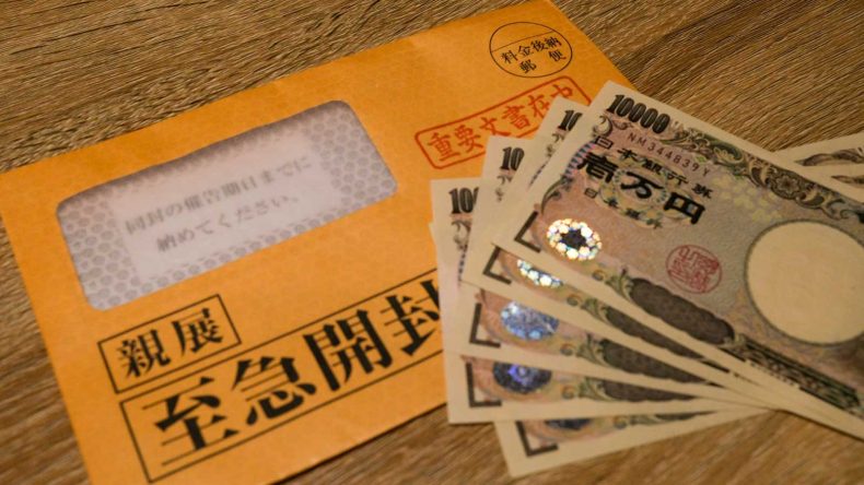 年金保険料の払込書の写真