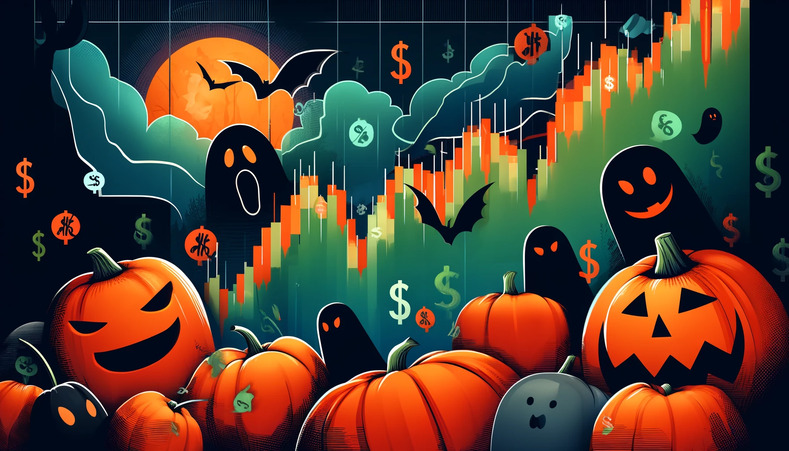 ハロウィン前後の株式市場